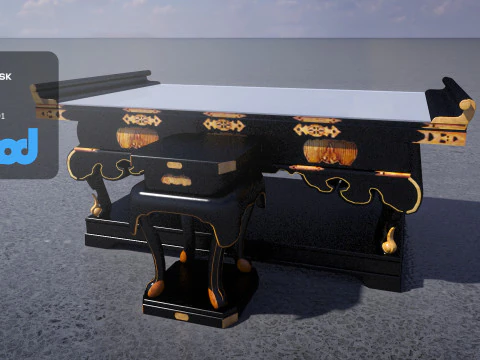 祭壇テーブル 3Dモデル