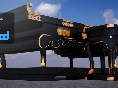 Altar Table Modello 3D