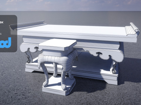 Altar Table Modello 3D