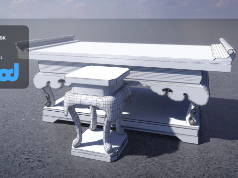Altar Table 3D Model