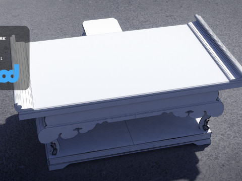 Altar Table Modello 3D