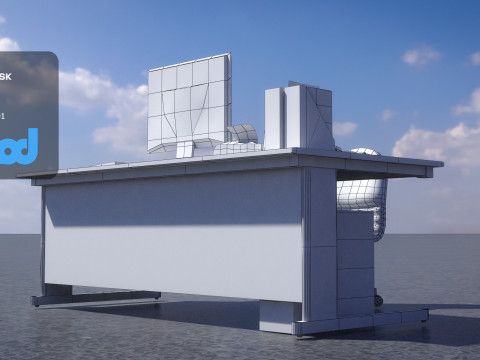 Office Desk Modelo 3D