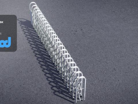 Sliding Electric Gates 3D Model