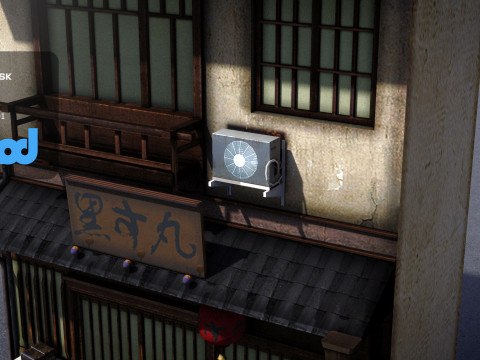 Japanese Style House 0015 3D Модель