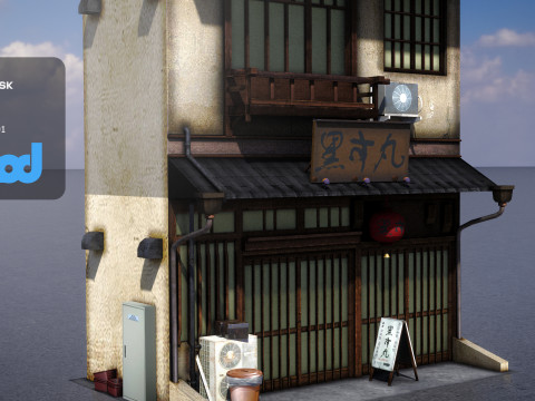 Japanese Style House 0015 3D Модель