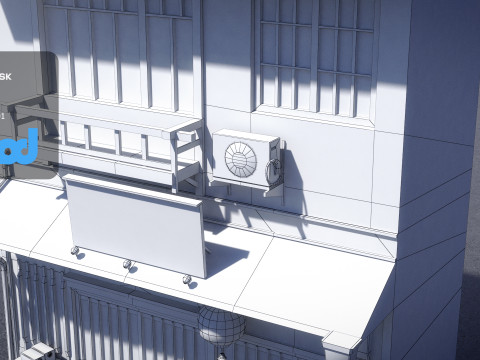 Japanese Style House 0015 3D Модель