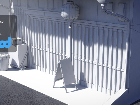 Japanese Style House 0015 3D Модель