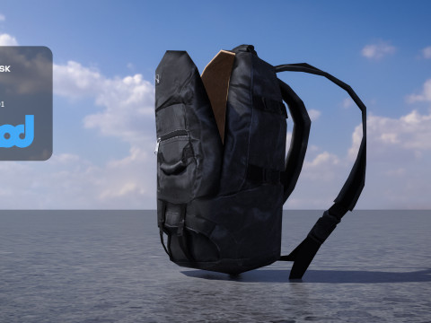 Backpack Opened 3D 模型