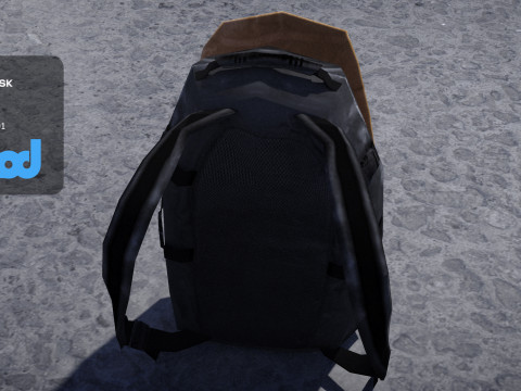 Backpack Opened 3D 模型
