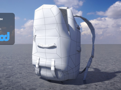Backpack Opened 3D 模型