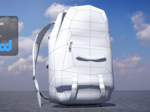 Backpack Opened 3D 模型