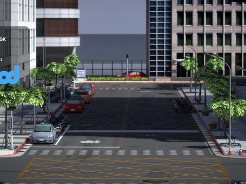 Tw Street 013 3D Model