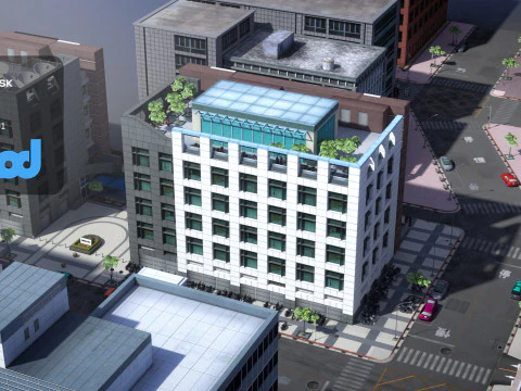 Tw Street 013 3D Model