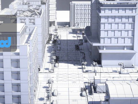 Tw Street 013 3D Model