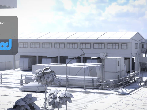 Tw Street 013 3D Model