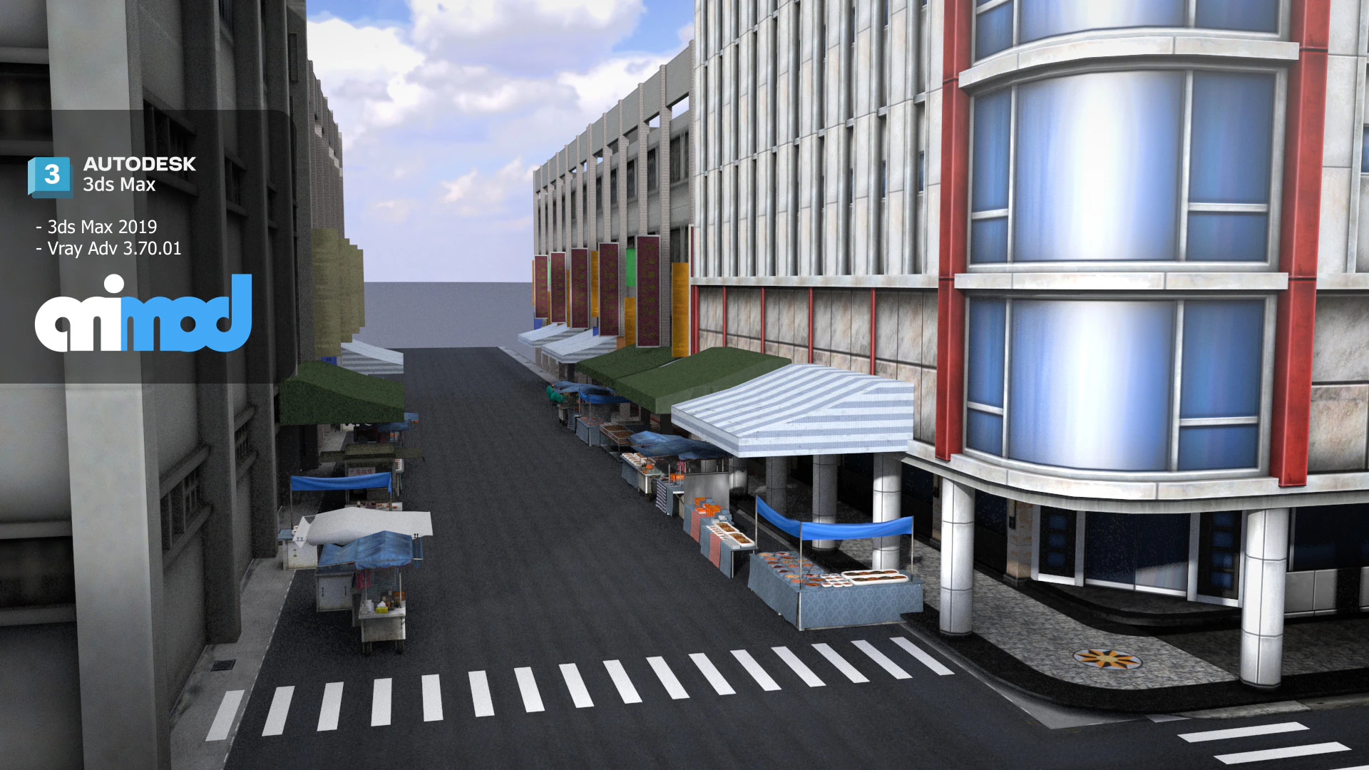 Tw 마켓 3D 모델 .c4d .max .obj .3ds .fbx .stl .blend 