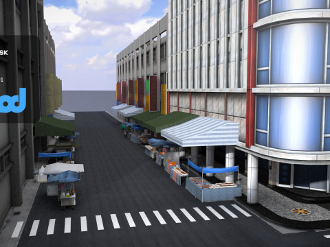 Tw Market 3D 모델