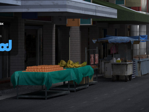 Tw Market 3D Модель