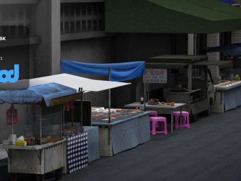 Tw Market 3D Модель