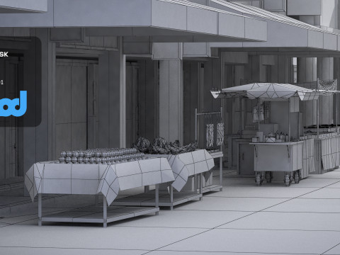 Tw Market 3D Модель