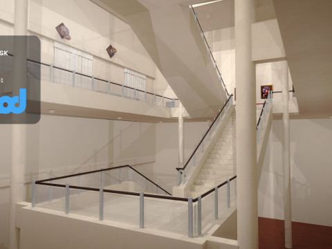 3 Floors Museum Modelo 3D