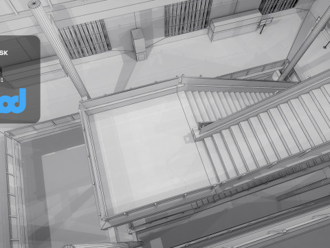 3 Floors Museum Modelo 3D