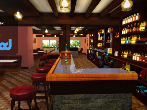 Bar 3D-Modell