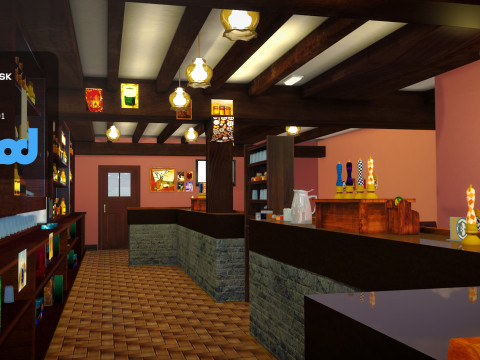Bar 3D-Modell