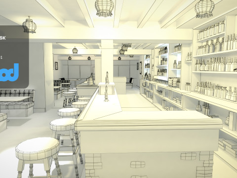Bar 3D-Modell