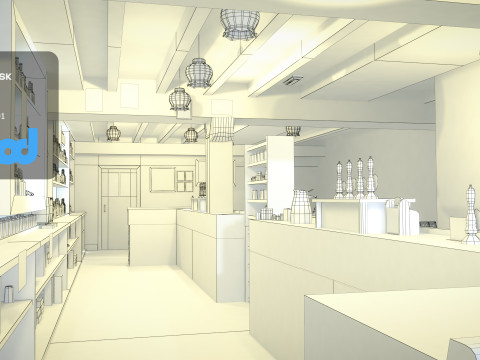 Bar 3D-Modell