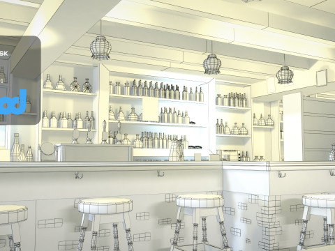 Bar 3D-Modell