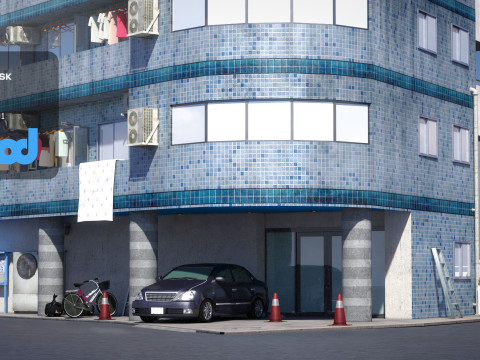 Japanese Apartment 0002 3D Модель
