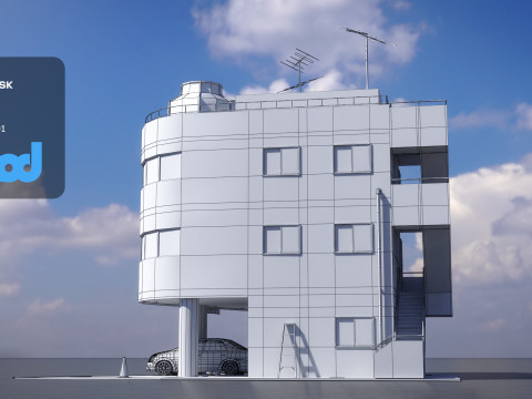 Japanese Apartment 0002 3D Модель