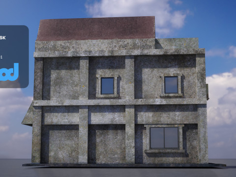 Japanese Style House 0023 Modello 3D