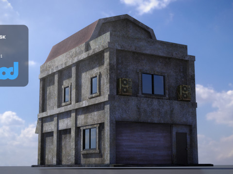 Japanese Style House 0023 Modello 3D