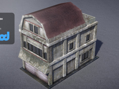 Japanese Style House 0023 Modello 3D