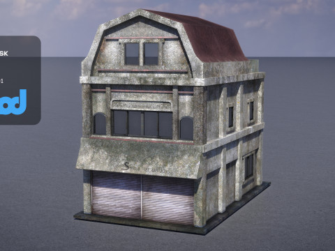 Japanese Style House 0023 Modello 3D