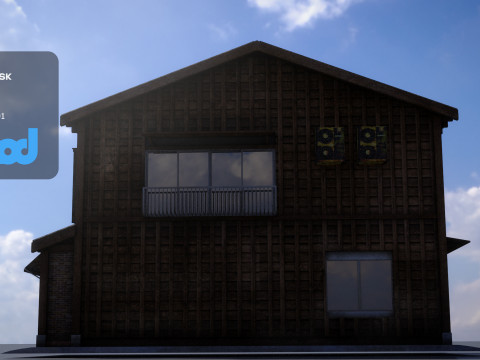 Japanese Style House 0019 3D Модель