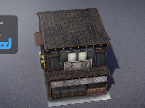 Japanese Style House 0019 3D Модель