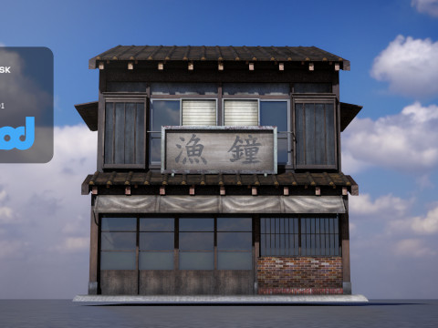 Japanese Style House 0019 3D Модель