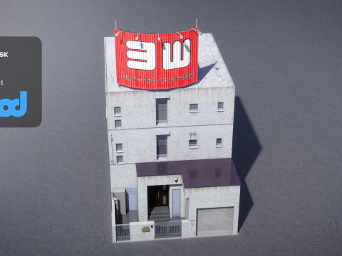Japanese Building 0019 3D Model