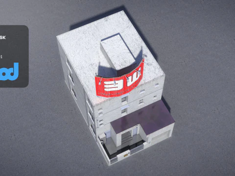 Japanese Building 0019 3D Model