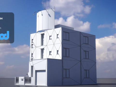 Japanese Building 0019 3D Model