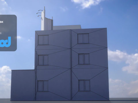Japanese Building 0019 3D Model