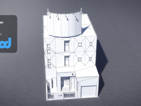 Japanese Building 0019 3D Модель