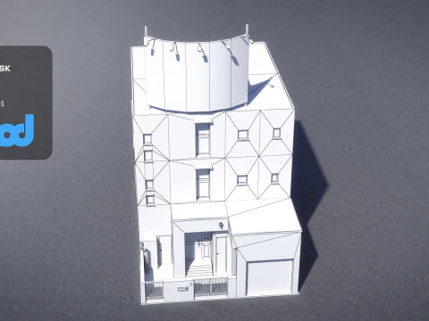 Japanese Building 0019 3D Model