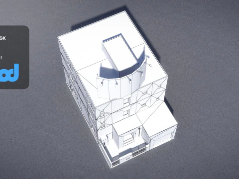 Japanese Building 0019 3D Model