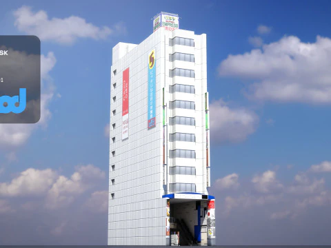 日本建筑0013 3D 模型