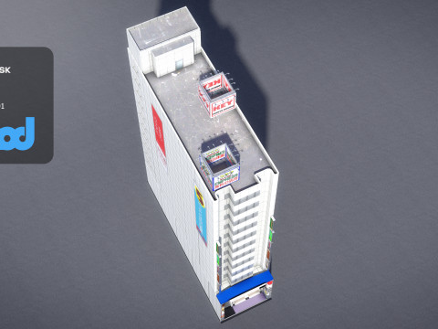Japanese Building 0013 3D मॉडल
