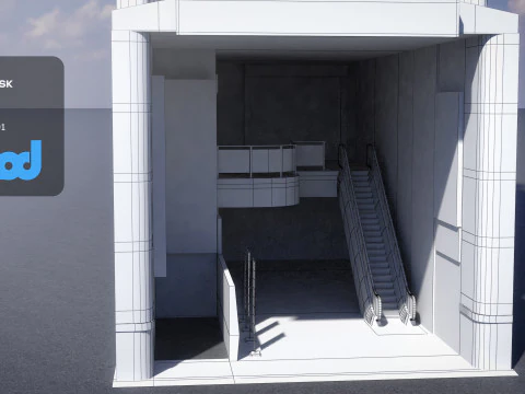 Japanese Building 0013 3D Model